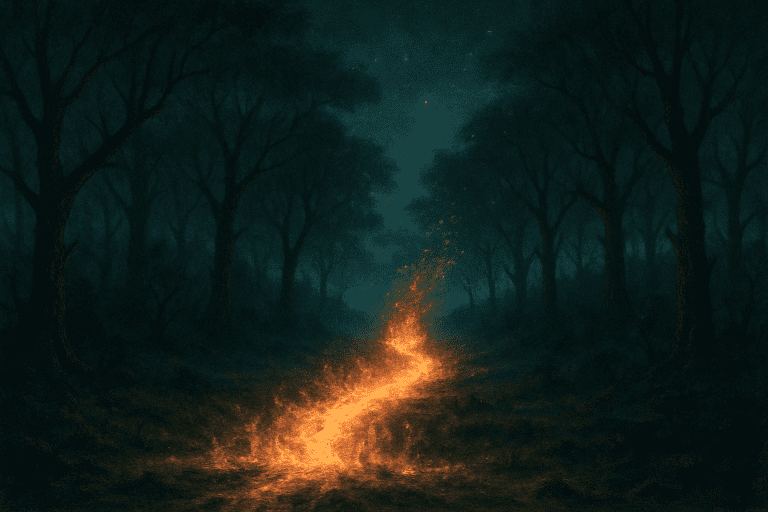 In Flammen