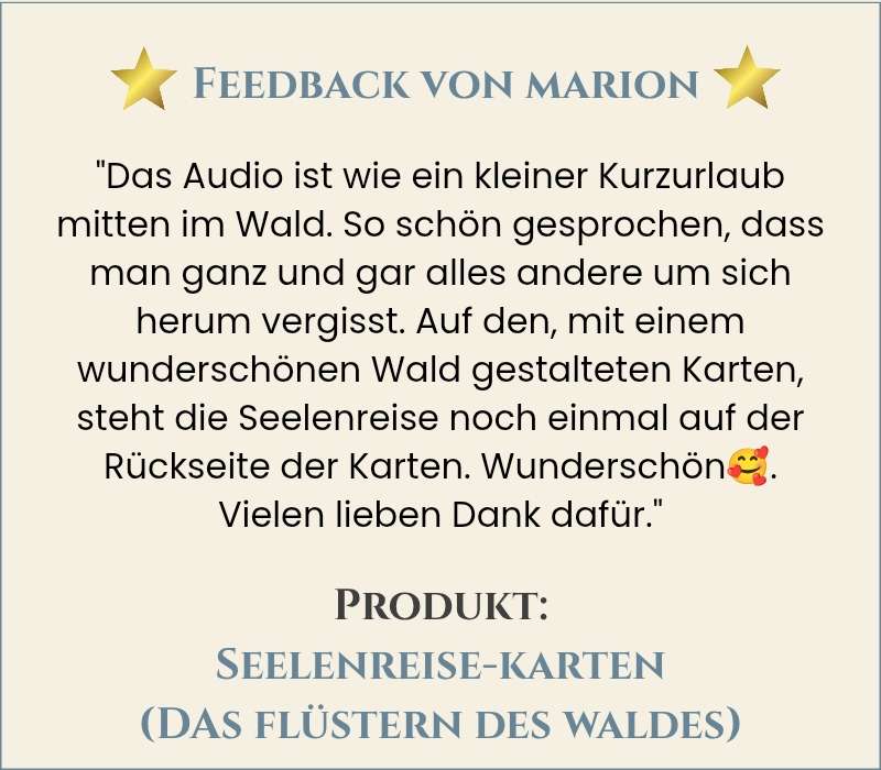 Kundenstimme von Marion