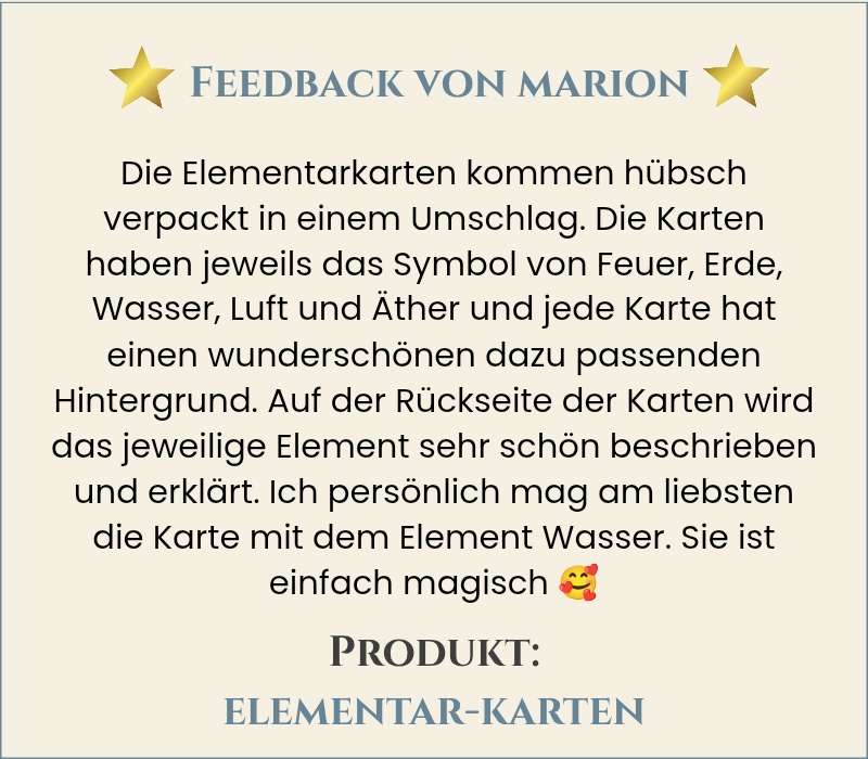 Kundenstimme von Marion