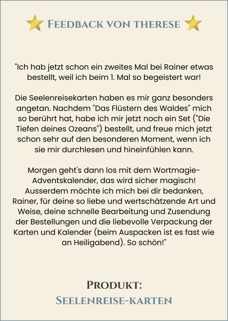 Kundenstimme von Therese